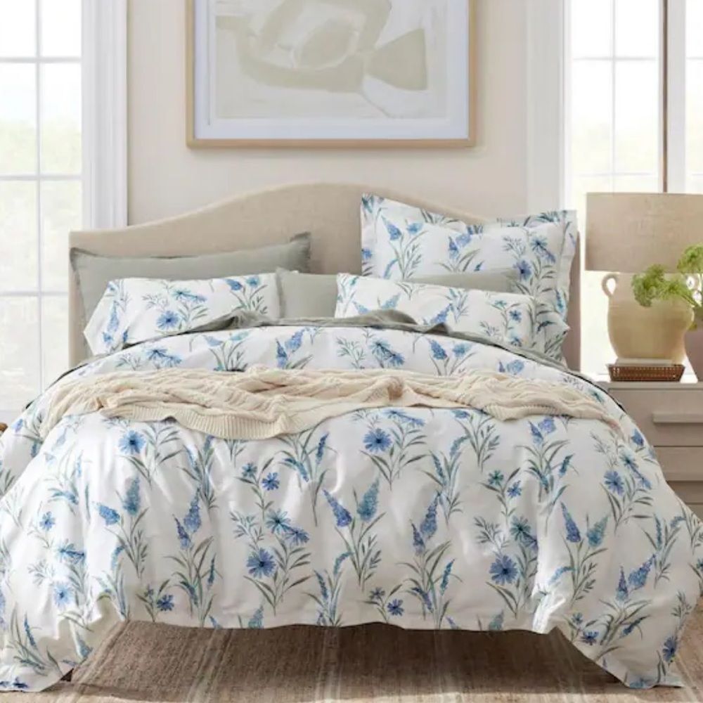 New The Company Store 
Nature's Vine Classic Smooth Sateen Duvet Cover Twin TXL - Picture 3 of 10